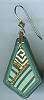 Artful Green Geometrics Earrings