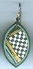 Artful Green Geometrics Earrings