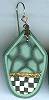 Artful Green Geometrics Earrings