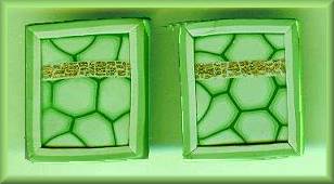 Artful Lime Geometrics Earrings