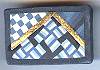 Artful Navy Geometrics Pin