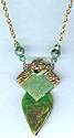 Artful Emerald Turquoise Necklace