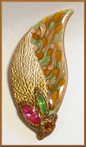 Artful Polymer/Resin Pastel Pin