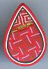 Artful Red Geometrics Earrings