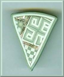 Artful Sea Green Geometrics Pin