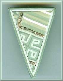 Artful Sea Green Geometrics Pin