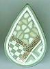 Artful Sea Green Geometrics Earrings