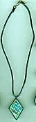 Artful Turquoise Geometrics Pendant