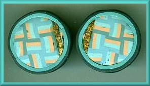 Artful Turquoise Geometrics Earrings