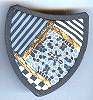Artful Navy Geometrics Pin