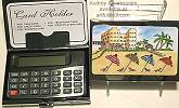 Audrey Card Case and Calculator in Beach Umbrellas