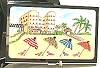 Audrey Card Case in Beach Umbrellas