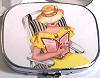 Audrey Pill Box in Reading in Yellow
