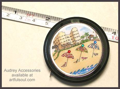 Audrey Tape Measure in Beach Umbrellas