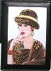 Audrey Leather Passport Holder in Leopard Lady
