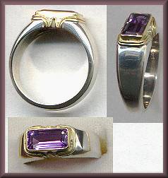 Steven Battelle Amethyst Ring