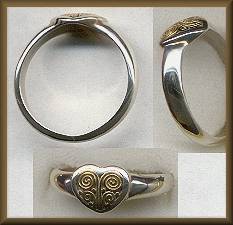 Steven Battelle Heart Ring (retired)
