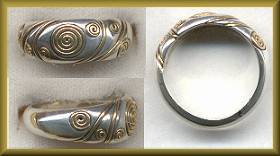 Battelle 2-tone Tapered Ring (Retired)