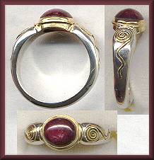 Steven Battelle Star Ruby Ring