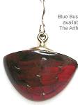 Blue Bus Firebird Mountain Dangle Earrings