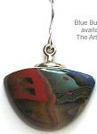 Blue Bus Torrent Mountain Dangle Earrings