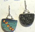 Blue Bus Caribbean/Africa Reversible Earrings