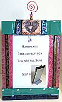 Beth Kaminski Hearts Glass Frame