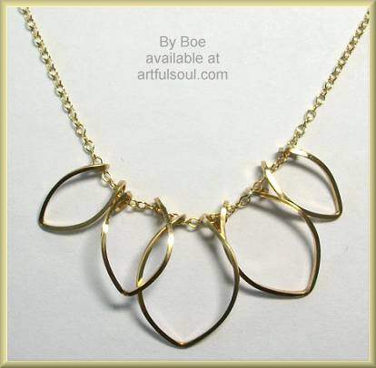 by Boe Free Leaves Necklace