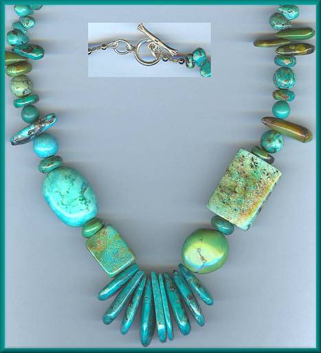 Brynn Turquoise Asymmetrical Necklace