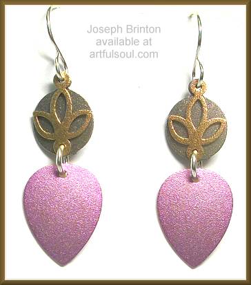 Brinton Pink Petal Earrings