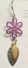 Brinton Pink Flower Earrings