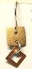 Brinton Brass Mix Squares Earrings