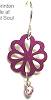 Brinton Pink Flower Earrings