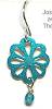 Brinton Turquoise Flower Earrings