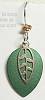 Brinton Green Leafy Earrings