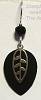 Brinton Black Leafy Earrings