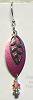 Brinton Slender Pink Leafy Earrings