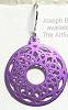 Brinton Orchid Doily Earrings