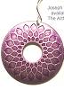 Brinton Purple Chrysanthemum Earrings
