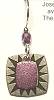 Brinton Pink ZigZag Earrings