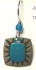 Brinton Turquoise ZigZag Earrings