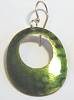 Brinton Large Green Oval Earrings