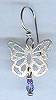 Brinton Silver Butterfly Earrings