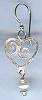 Brinton Silver Scrolled Heart Earrings