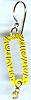 Brinton Lemon-Lime Open Rectangle Earrings
