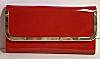 Bravo Wallet in Red Patent Leather