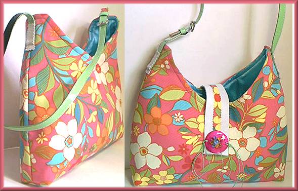 B. Verde Hot Pink Floral Bag