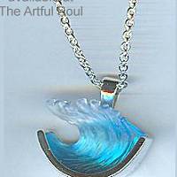 Bezak Sterling Medium Wave Pendant