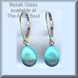 Bezak 14ky Blue Earring Drops