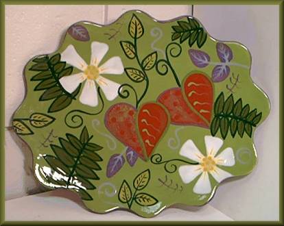 Csara Tropicana Wavy Oval Platter